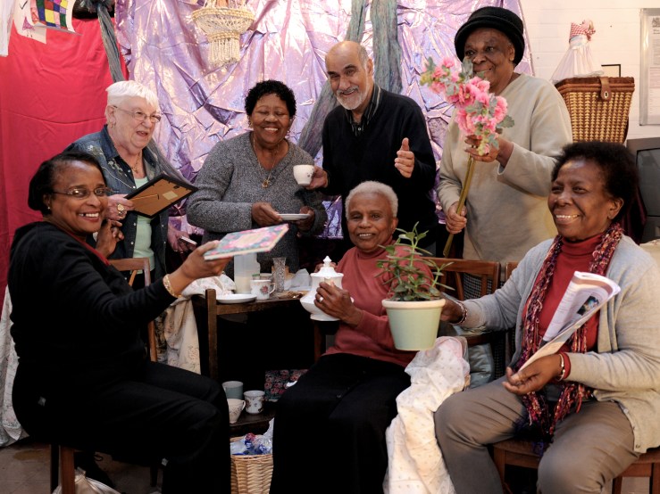 In rehearsal: photo  Roswitha Chesher